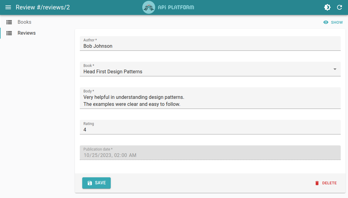 Admin with customized edit guesser